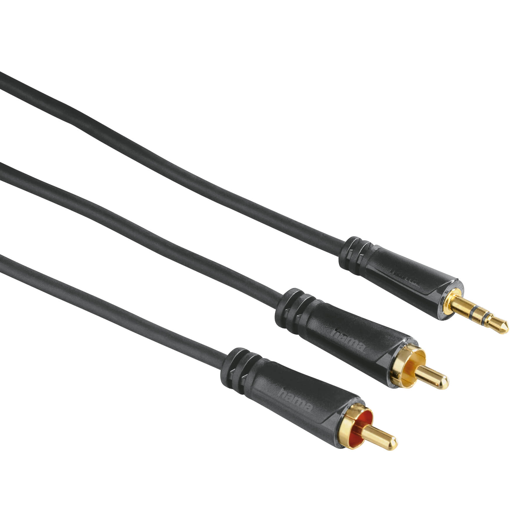 HAMA Audio Kabel 3,5mm Jack-2 Phono