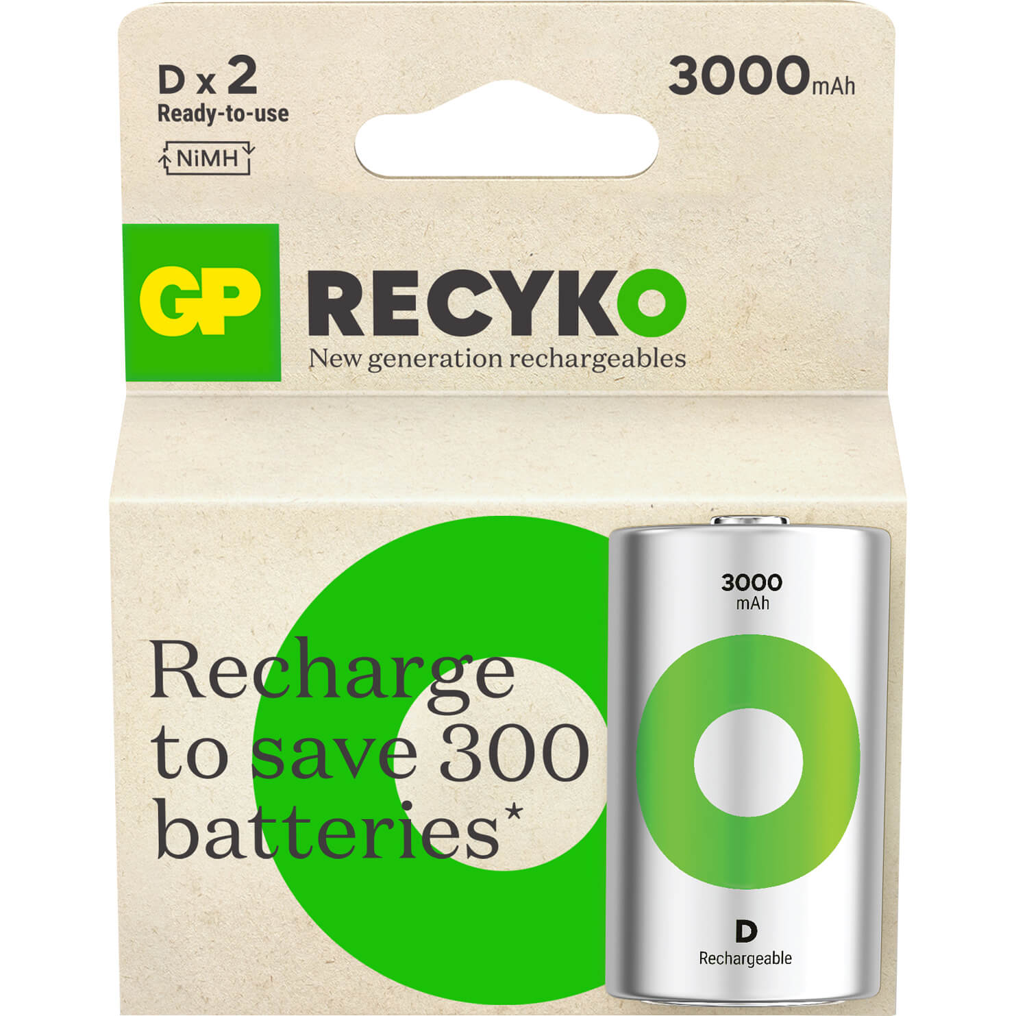 GP Recyko NiMH Battery