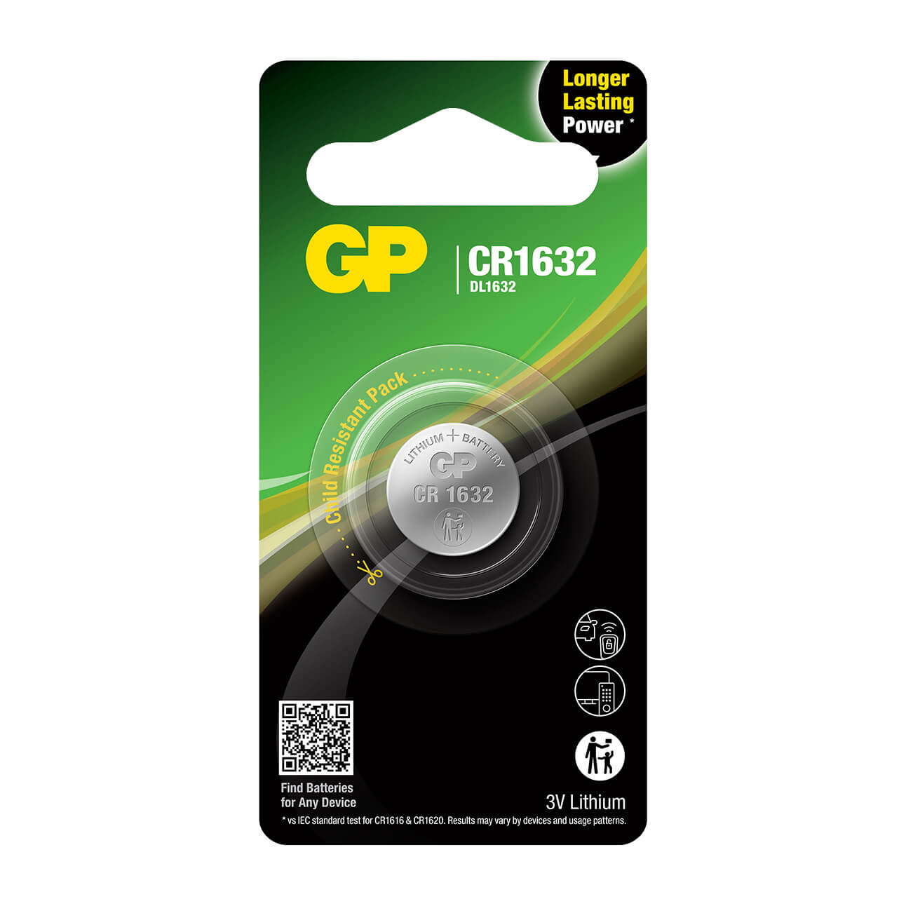 GP Lithium Coin Cell
