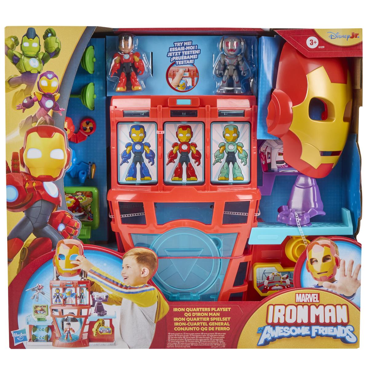 MARVEL IM and AF 3in Playset