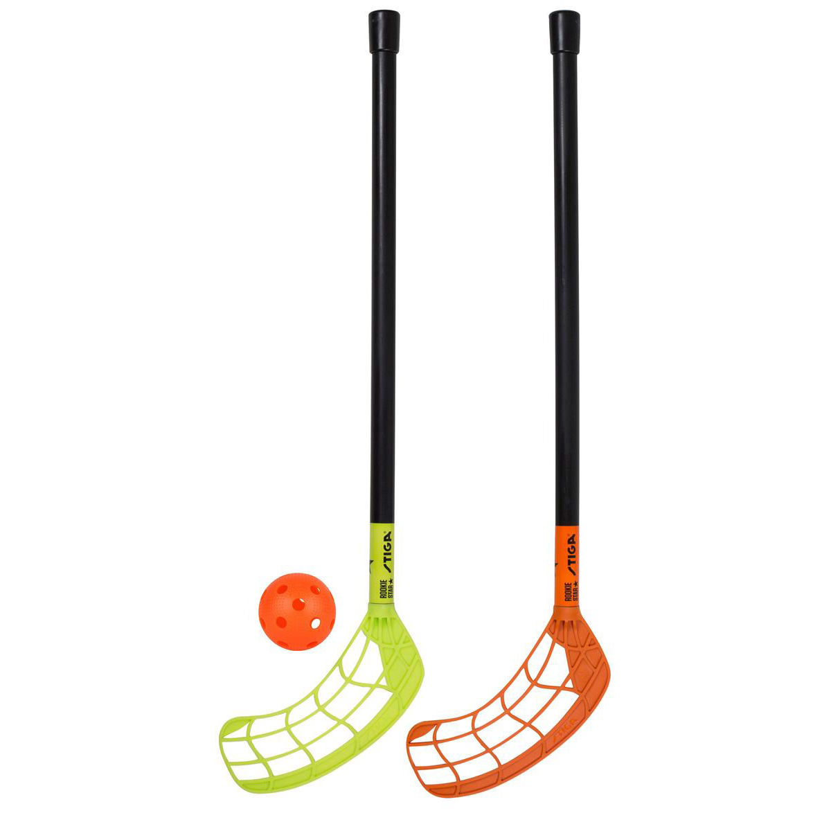 Floorball Set Rookie 55 Star Orange Boll
